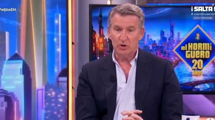 Feijóo carga contra Zapatero desde El Hormiguero: "Quien blanquea una dictadura, puede blanquear capitales"