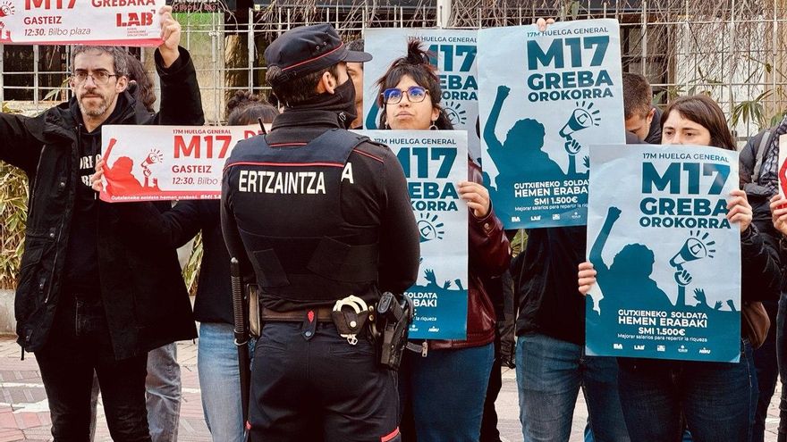 Cuando el salario mínimo para el país: Euskadi afronta este martes una huelga general para exigir un SMI de 1.500 euros