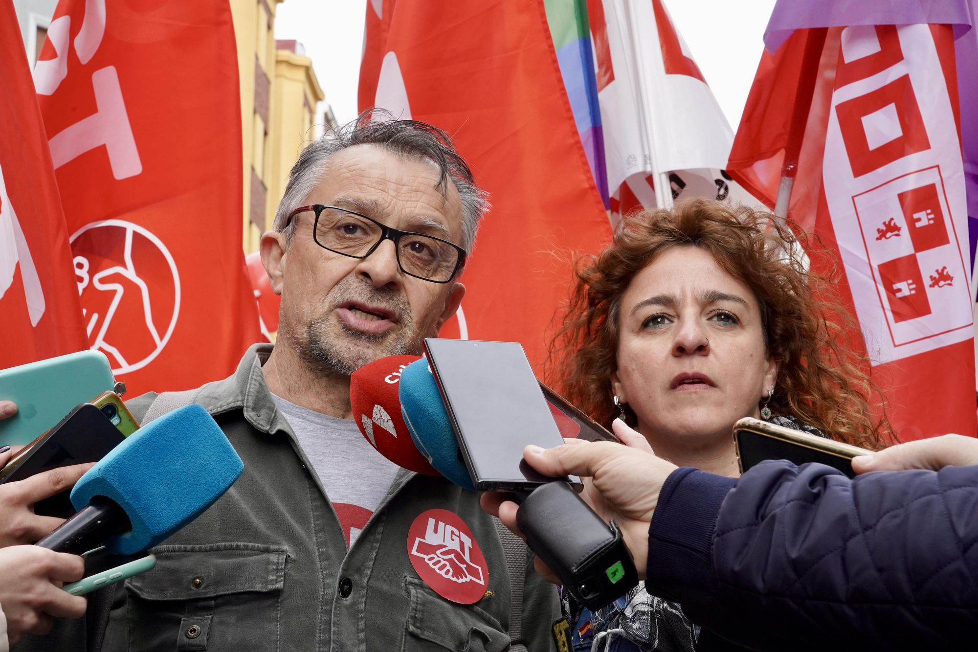 Manifestación del 1 de mayo en la ciudad de León
