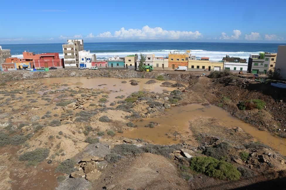 Efectos de la tormenta en el norte de Gran Canaria. (ALEJANDRO RAMOS)
