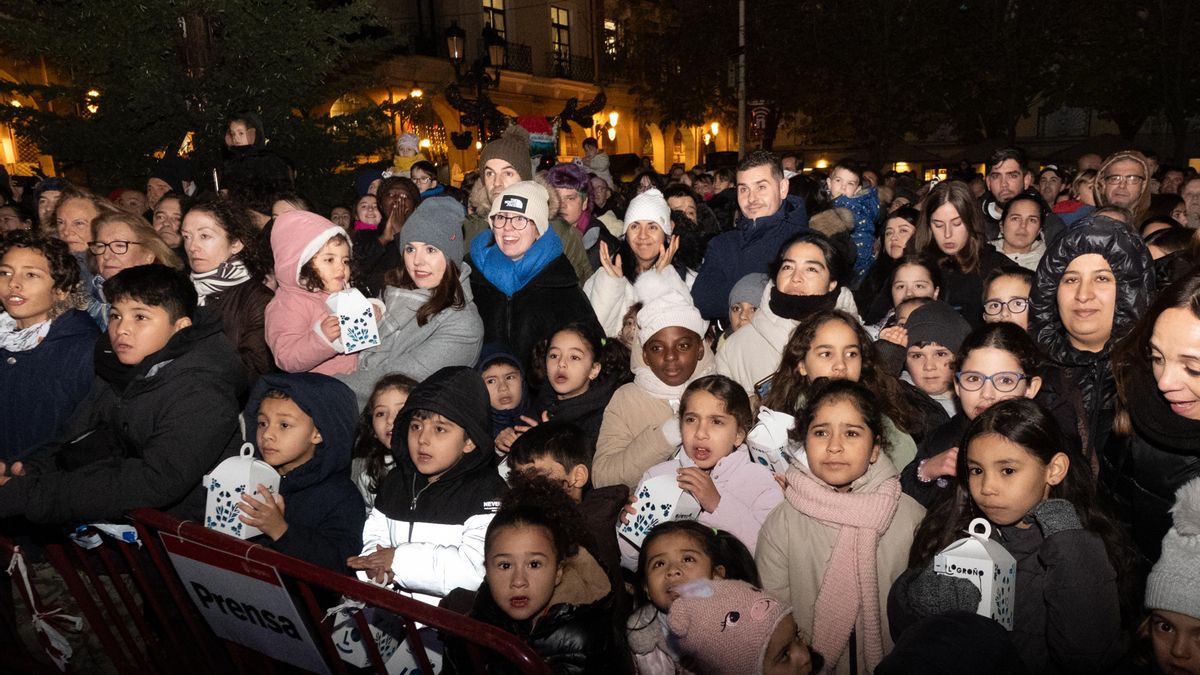 Encendido de luces de Navidad en Logroño