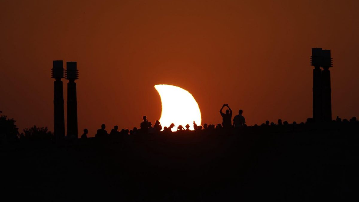 Eclipse de sol en Zaragoza