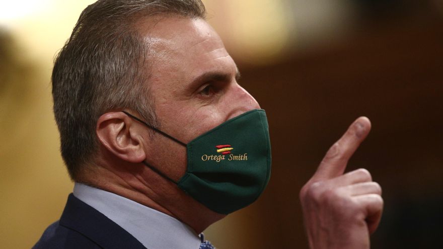 El secretario general de Vox y portavoz del partido en el Ayuntamiento de Madrid, Javier Ortega Smith