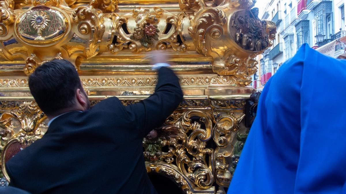 Capataz de San Esteban en la Plaza de San Pedro