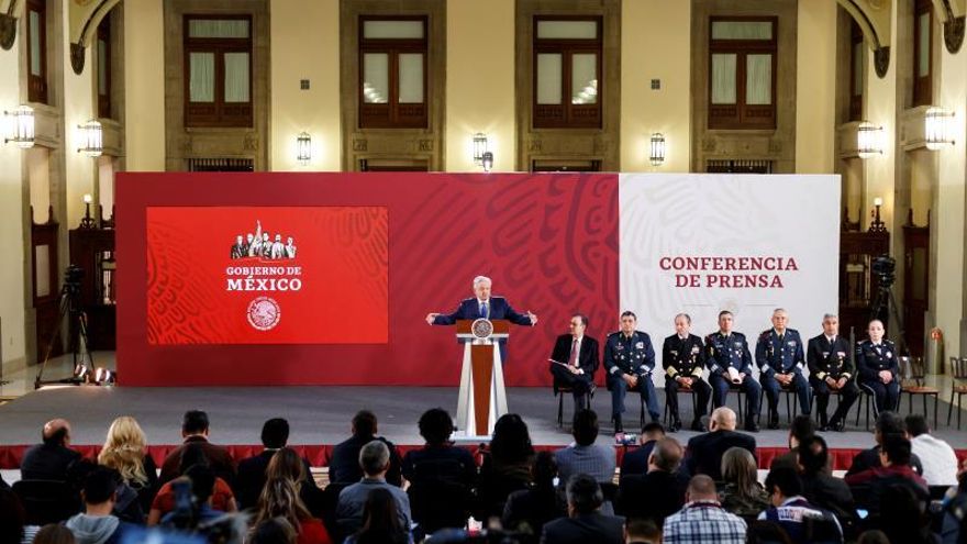López Obrador en rueda de prensa matutina