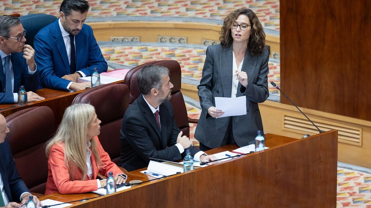 La presidenta de la Comunidad de Madrid, Isabel Díaz Ayuso.