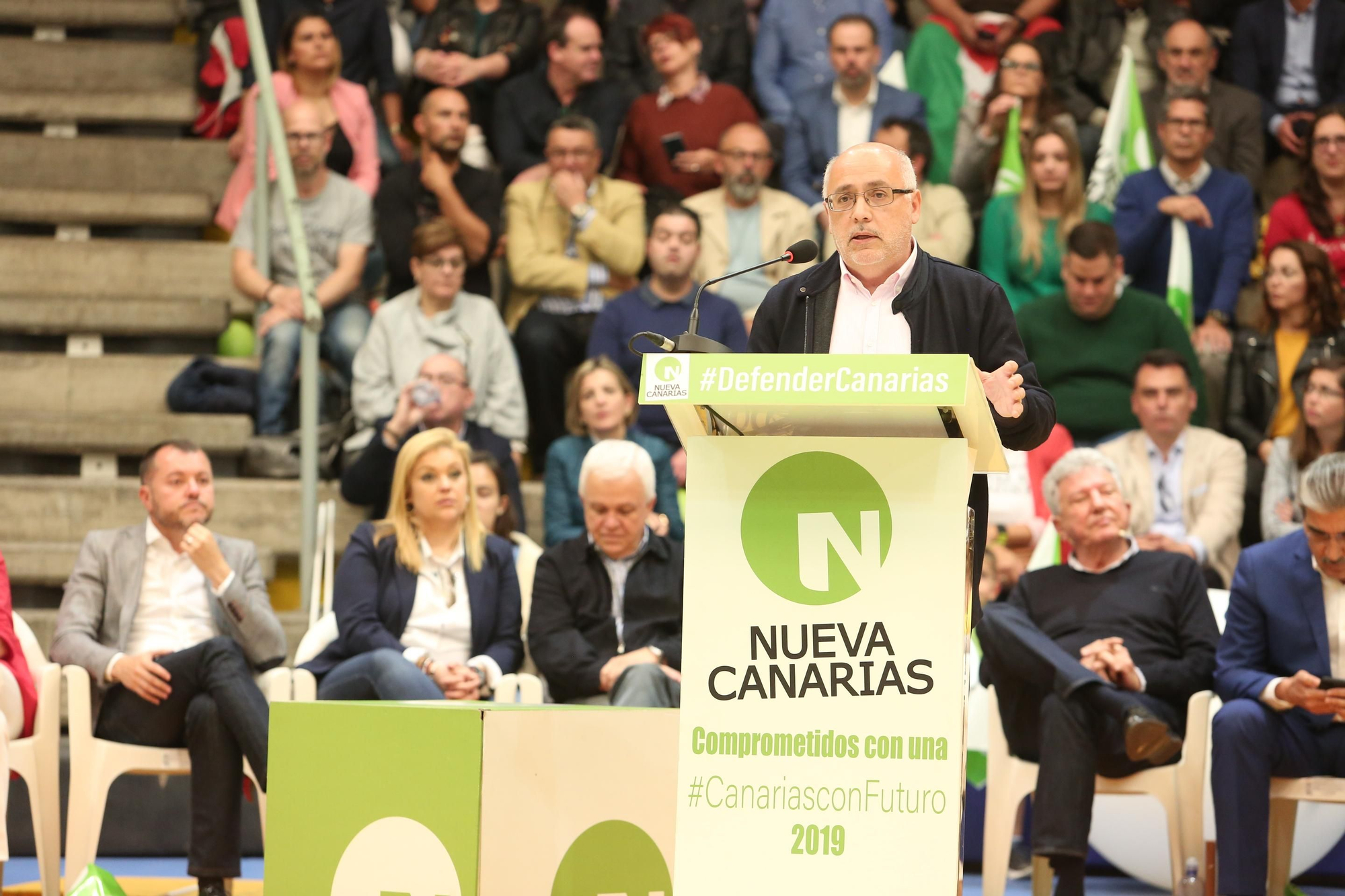 Presentación de las candidaturas de Nueva Canarias.  (Alejandro Ramos)