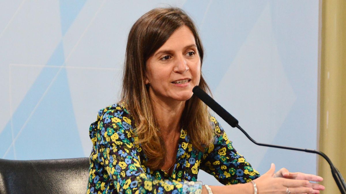 La extitular de la Anses y ahora candidata por la quinta sección, Fernanda Raverta.
