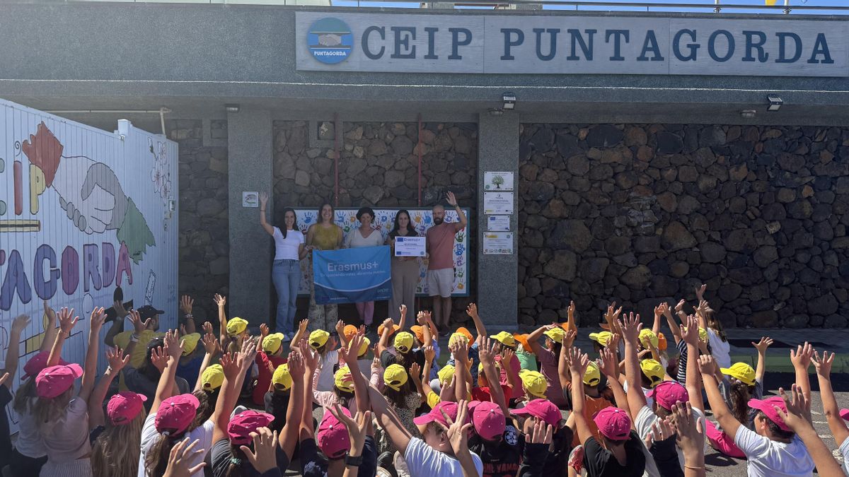 El CEIP Puntagorda, entre los 17 centros canarios seleccionados en Erasmus+ 2025