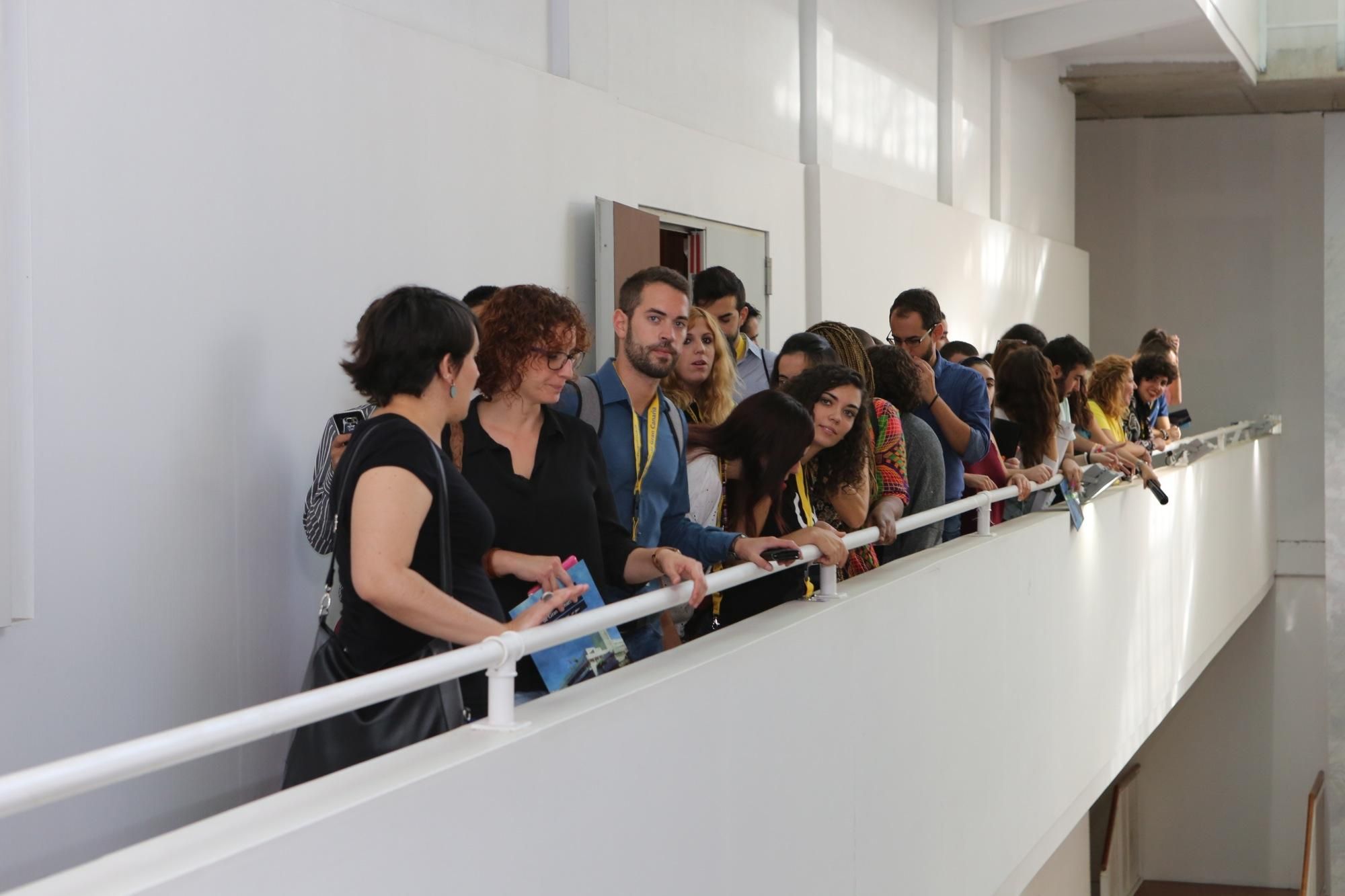 Recepción de miembros del Consejo de la Juventud de España en el Cabildo