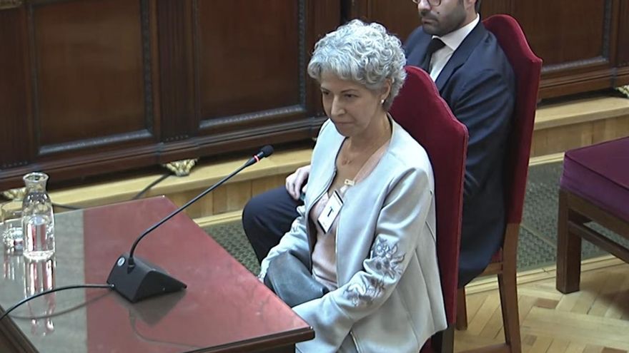 La secretaria personal de Víctor de Aldama, Piedad Losada.