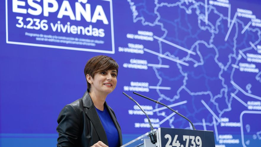 La ministra de Vivienda, Isabel Rodríguez