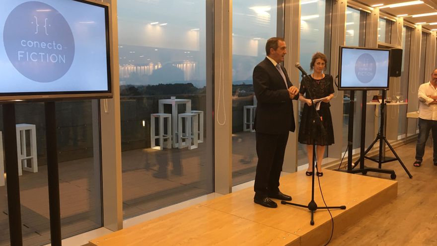 Eladio Jareño en la apertura del Conecta Fiction
