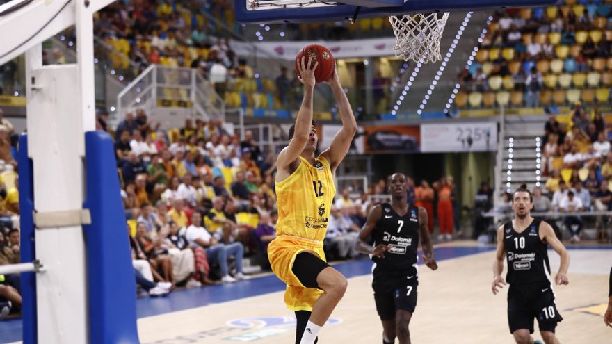 El Granca logra su primer triunfo europeo en su estreno ante el Trento