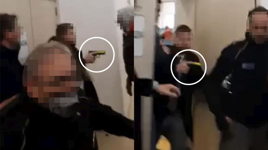 La Policía revela al juez la identidad del agente israelí que sacó una pistola durante una protesta en la Complutense