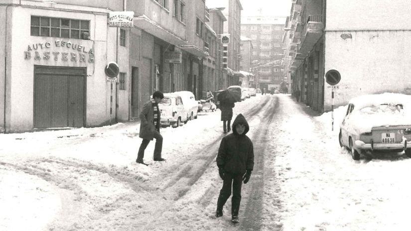 Calle Guelbenzu, en la Milagrosa, 1970