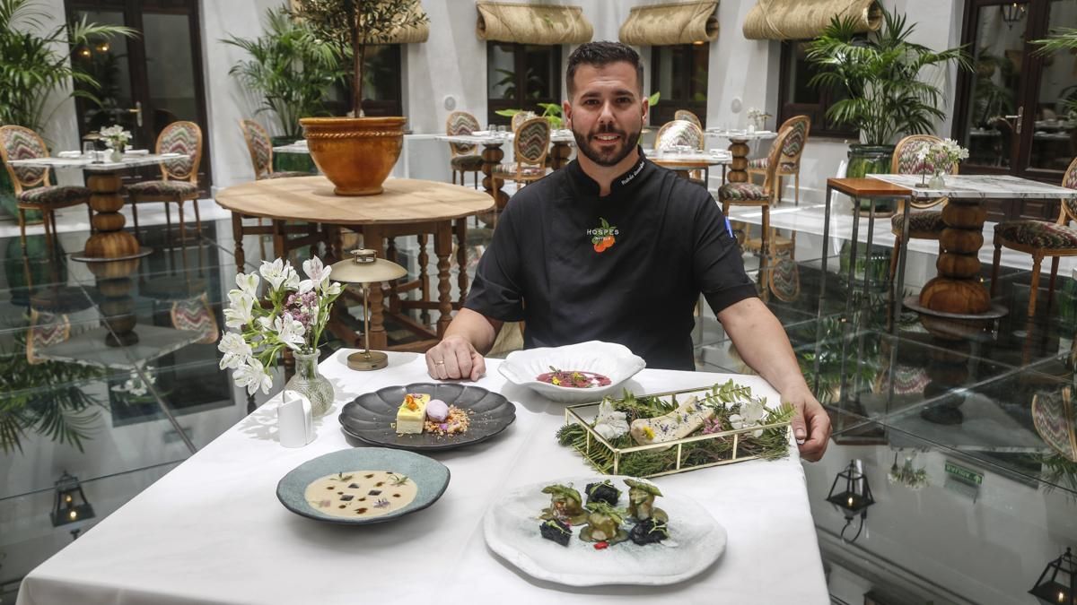 Presentación de la nueva carta del chef Rubén González en el hotel Hospes El Bailío