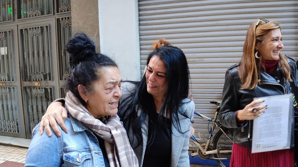 'Tita Mari', después de que se paralizase el desahucio | N.C.