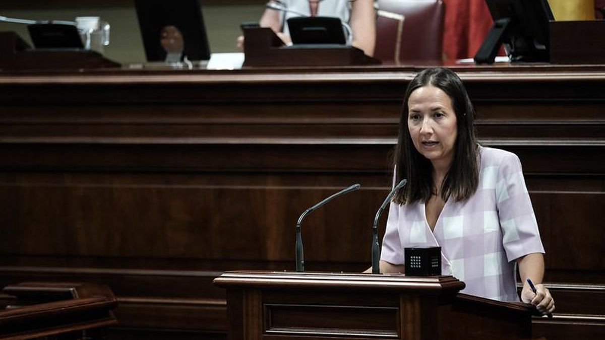 Lorena Hernández Labrador, diputada del PP por La Palma en el Parlamento de Canarias.