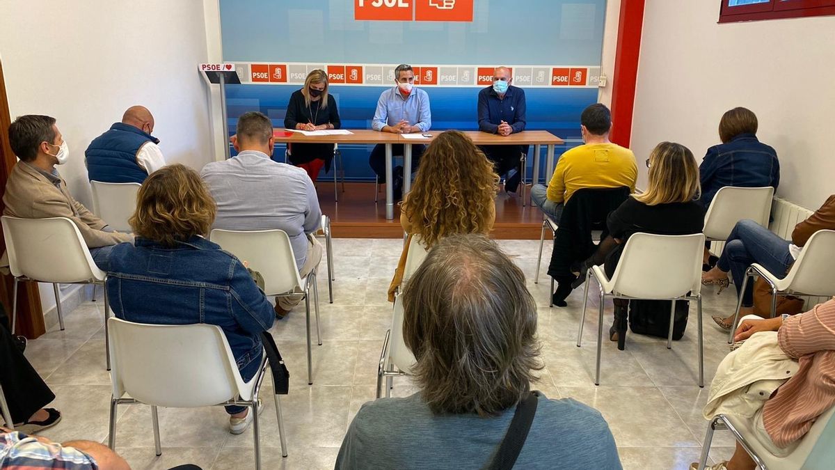 Comisión Ejecutiva Regional del PSOE de Cantabria celebrada en Piélagos.