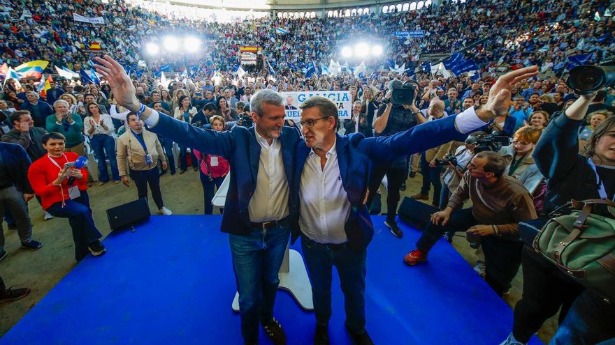 El PP moviliza a sus barones ante la preocupación por una derrota de Rueda en Galicia