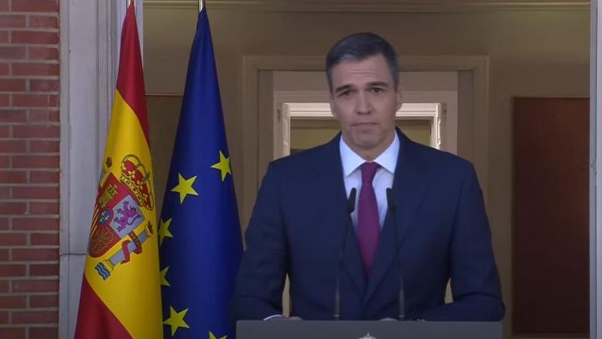 Comparecencia de Pedro Sánchez