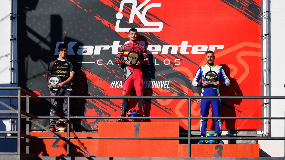 El cordobés Daniel Jurado, tercero en la Copa de España de Karting 4T