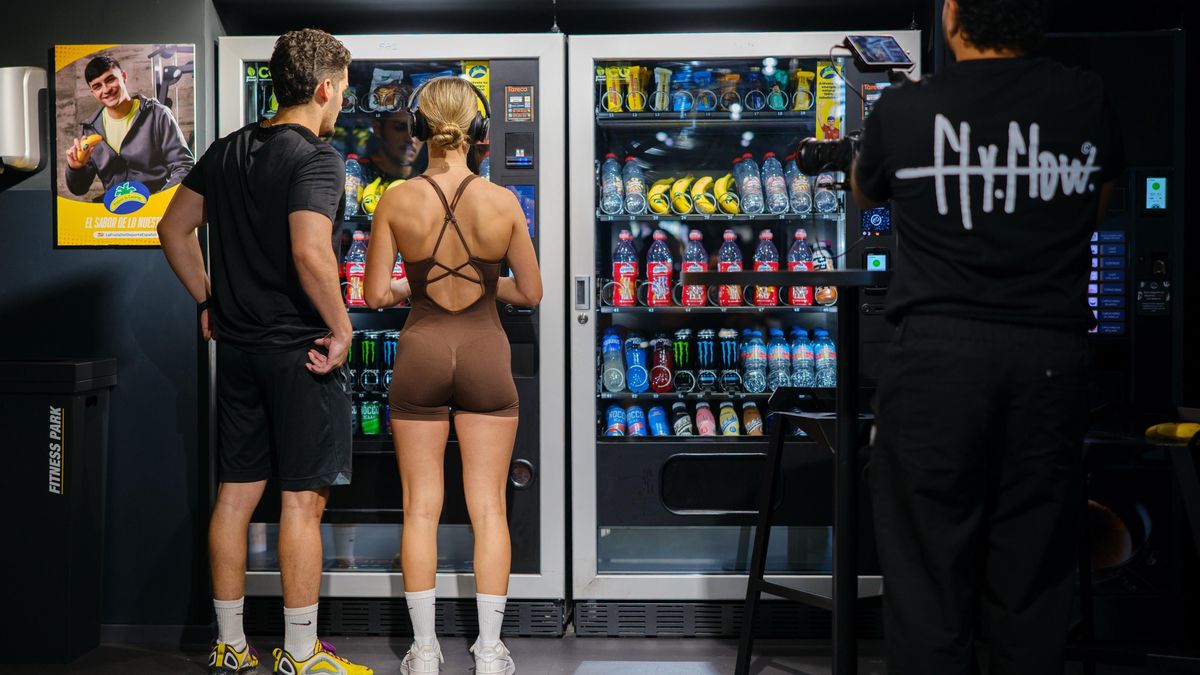 Plátano de Canarias llega a los gimnasios a través de máquinas expendedoras