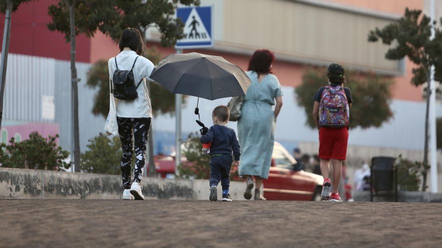 Vuelta al cole en Tazacorte, Los Llanos y El Paso. / FOTO: ALEJANDRO RAMOS