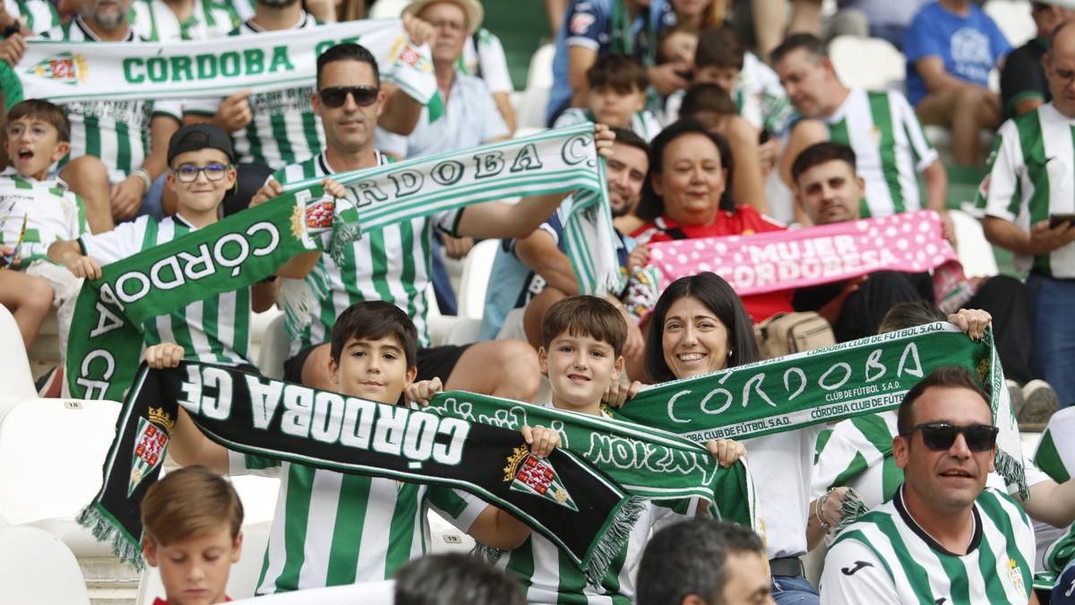 Grada Blanquiverde del Córdoba CF - UD Almería