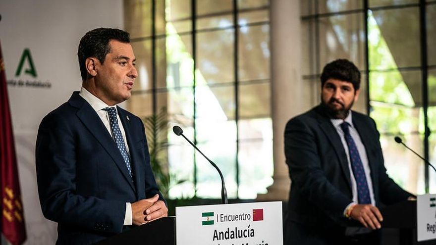 El eje Andalucía-Valencia-Murcia muta de "alianza no frentista" a bloque contra la "inacción política del Gobierno"