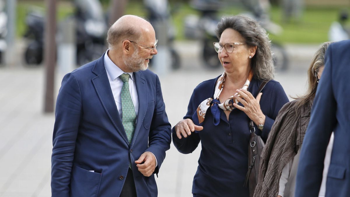 Llegada de Carmen Prada a la Ciudad de la Justicia