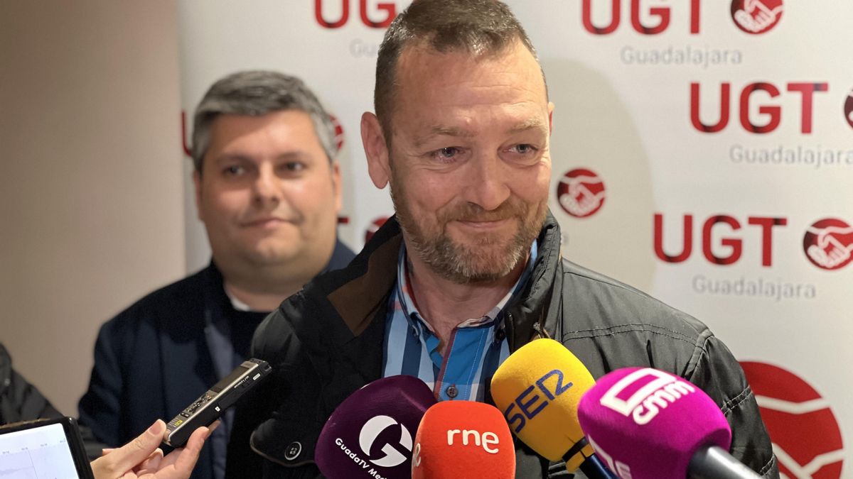 Alejandro Coracho, secretario general de UGT Guadalajara