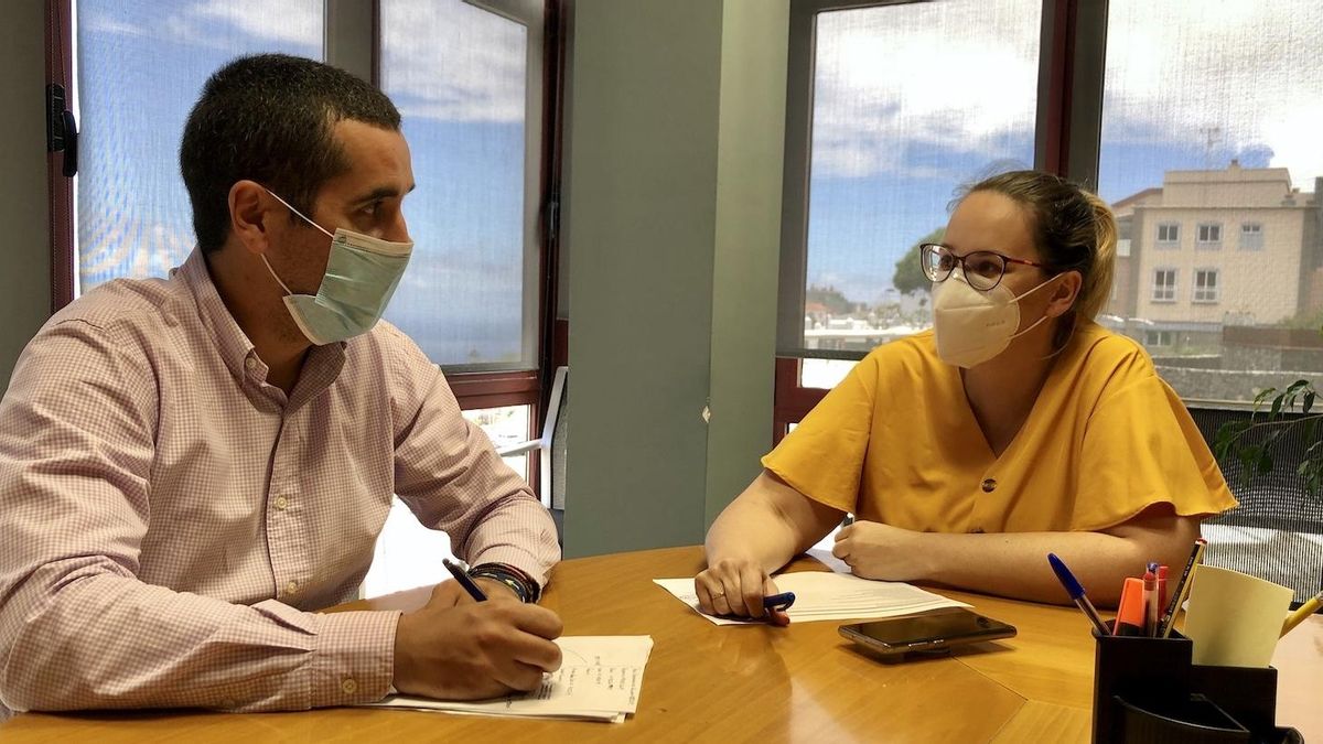 Borja Pérez y Eva Rodríguez.