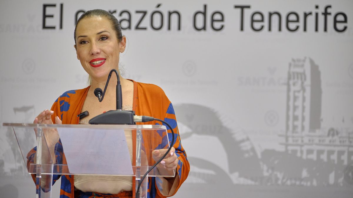 Rueda de prensa Patricia Hernandez, portavoz del PSOE en el Ayuntamiento de Santa Cruz de Tenerife.