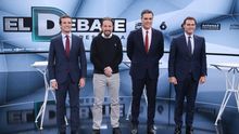 Casado y Rivera embarran el segundo debate en el que solo Iglesias logra exponer su programa