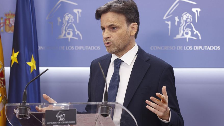El presidente del grupo confederal Unidas Podemos-En Comú Podem-Galicia en Común, Jaume Asens, en una imagen de archivo.EFE/Chema Moya