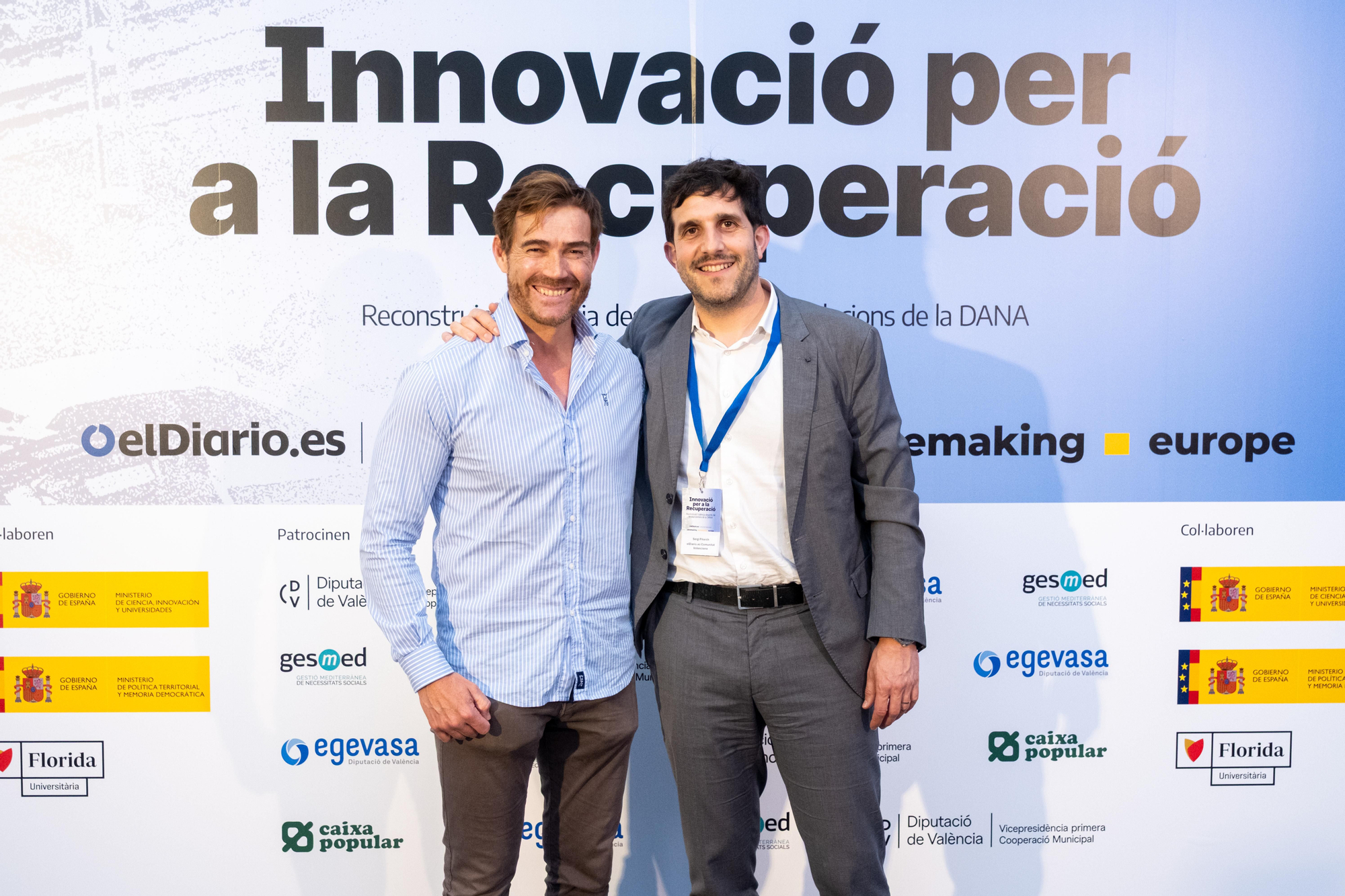 David Segarra junto a Sergi Pitarch.