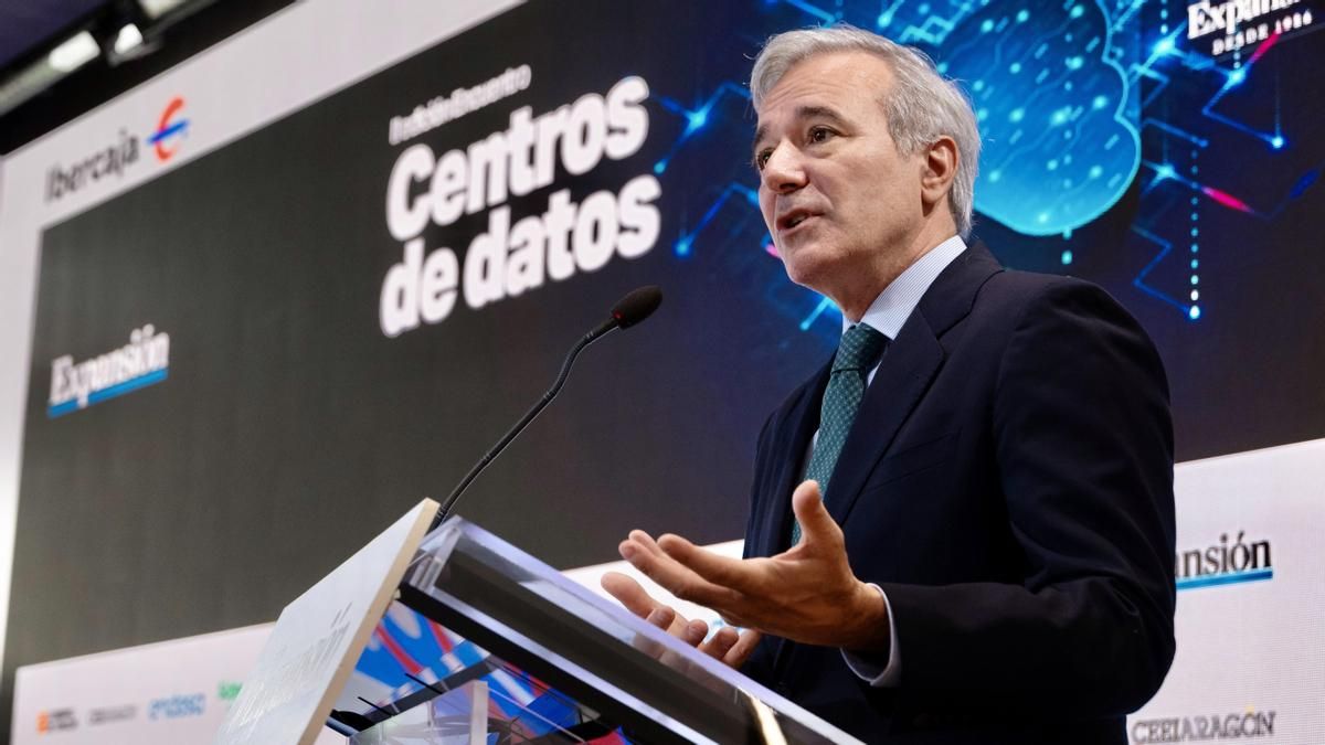 Azcón acusa al Gobierno de "sacrificar" el futuro tecnológico con el decreto de 'data centers' por "un puñado de votos"