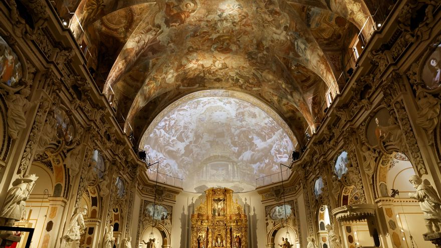 La iglesia gótica de los Santos Juanes de València recupera su esplendor