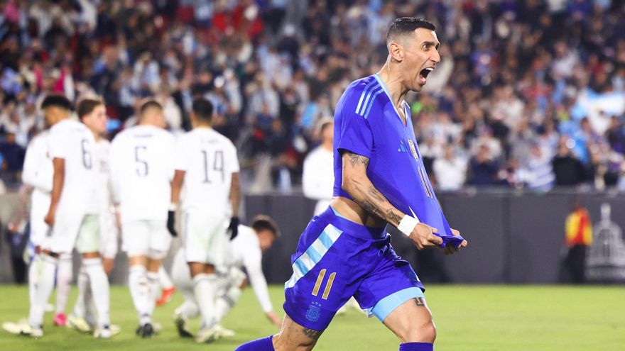 La Selección Argentina le ganó a Costa Rica con miras a la Copa América y Lautaro Martínez se sacó la mufa