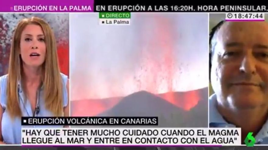 El vídeo completo que demuestra que Isabel Zubiaurre no preguntó en laSexta sobre cómo "apagar el volcán"