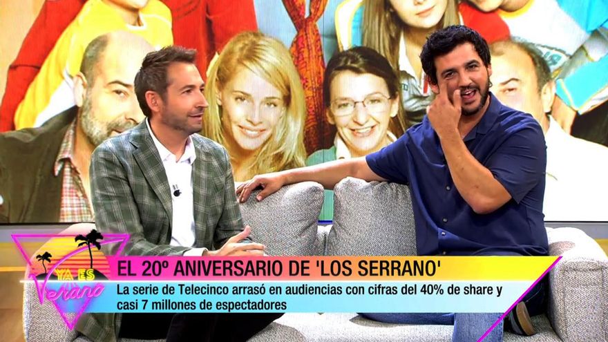 La cara de Frank Blanco al recordar su cameo en 'Los Serrano': "Desde entonces, de mal en peor"