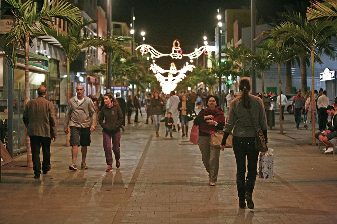 Encendido de las luces de Navidad de Santa Lucía de Tirajana. ©AR.