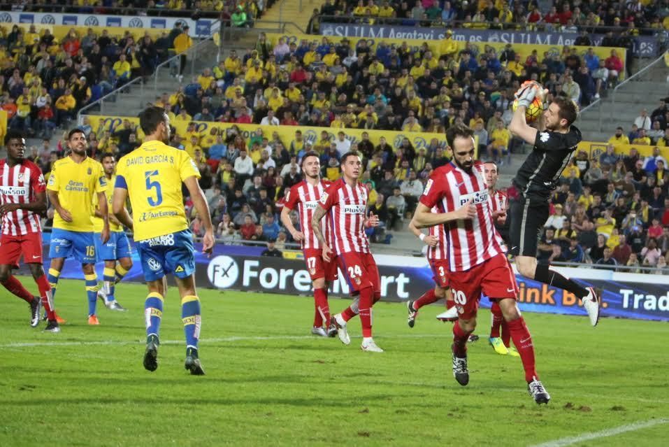 Partido entre la UD Las Palmas y el Atlético de Madrid. (ALEJANDRO RAMOS)