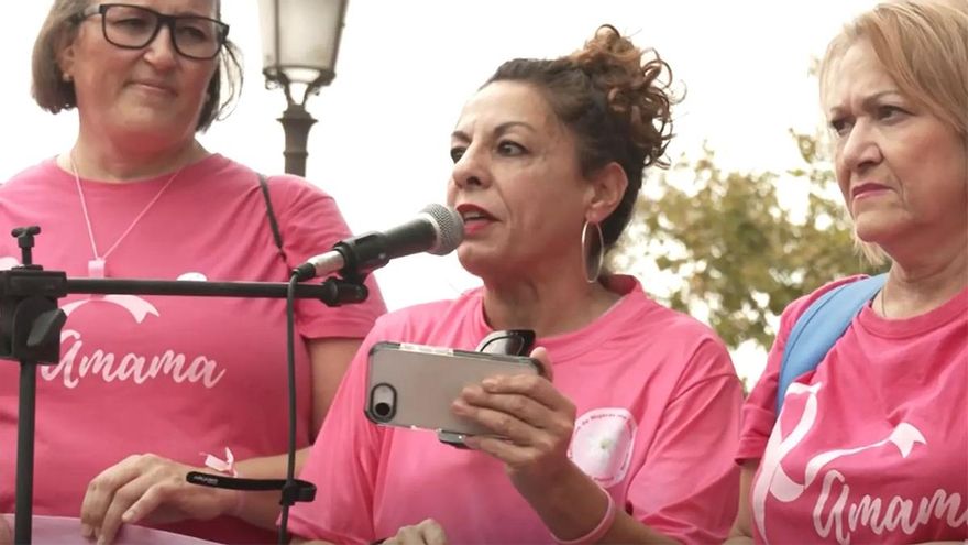 Cristina Medina fue portavoz de la protesta en Sevilla por la crisis de los cribados: "Esto no puede quedar así"