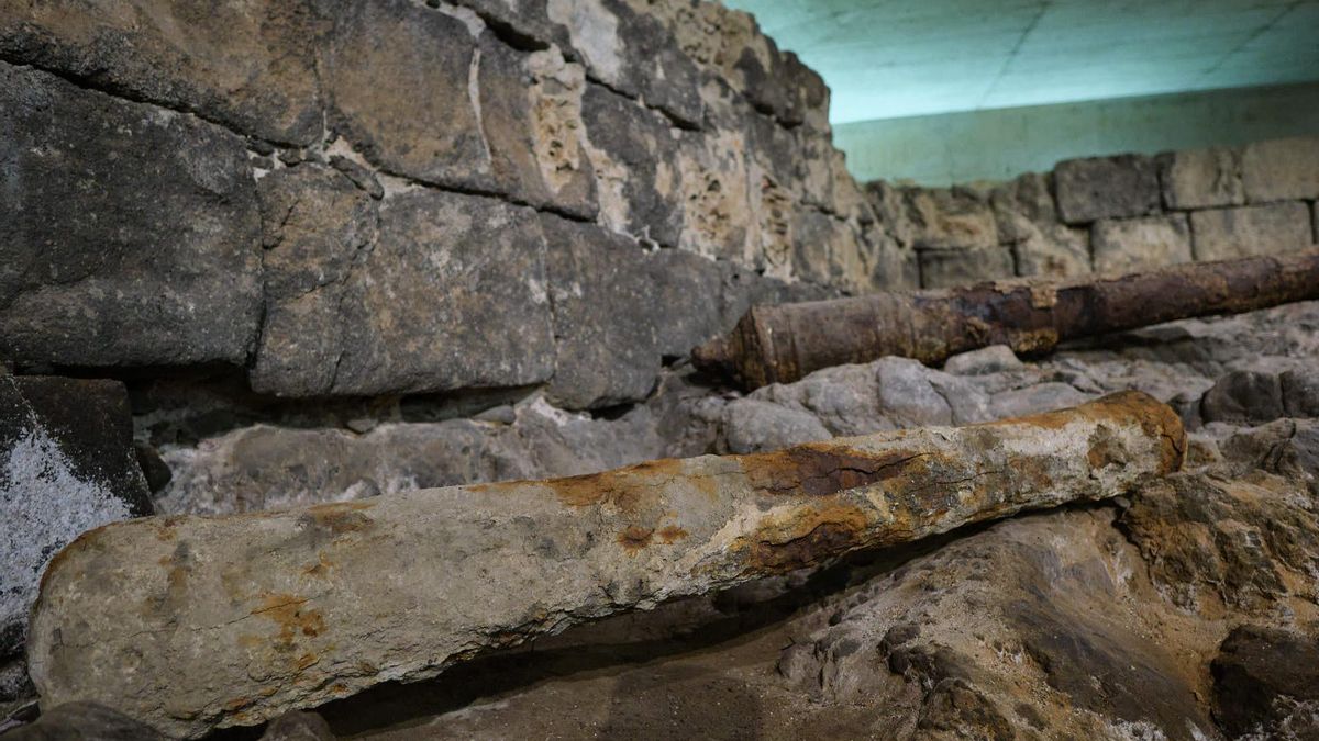 Museos de Tenerife exhibe el cañón que apareció durante unas obras junto al Cabildo