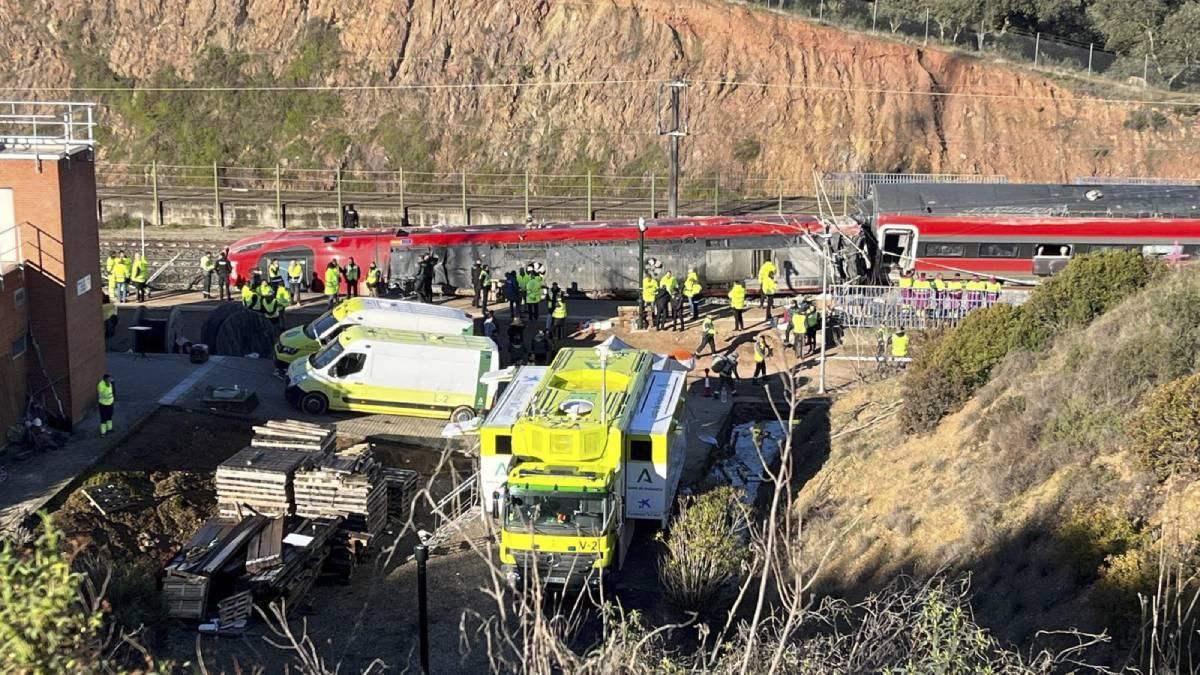 Las imágenes del accidente ferroviario de Adamuz