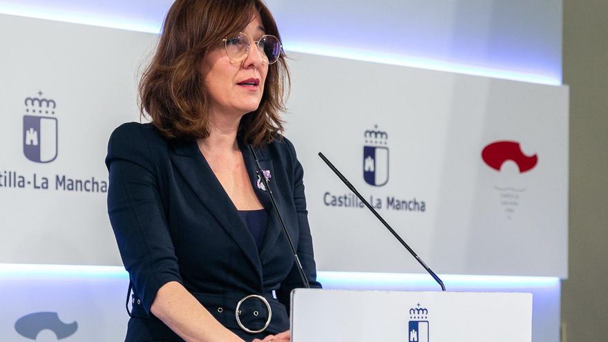 La portavoz del Gobierno de Castilla-La Mancha, Blanca Fernández