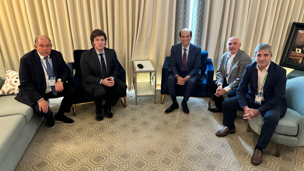 Milei se reunió con Michael Milken, Presidente del Instituto Milken.